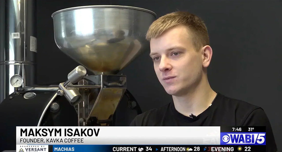 Ukrainian refugee starts coffee business in Camden